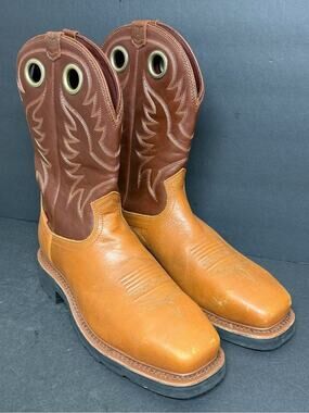 Tecovas The Longhaul Waterproof Composite Toe Cognac Boots SZ 11 D M10083WLB